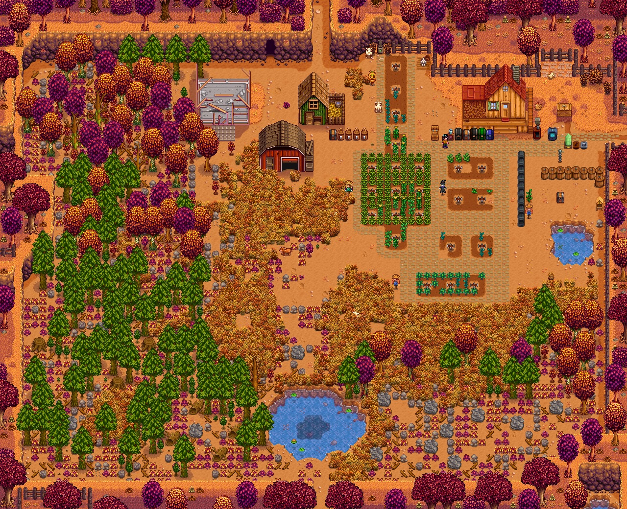 Screenshot of my Stardew Valley Farm